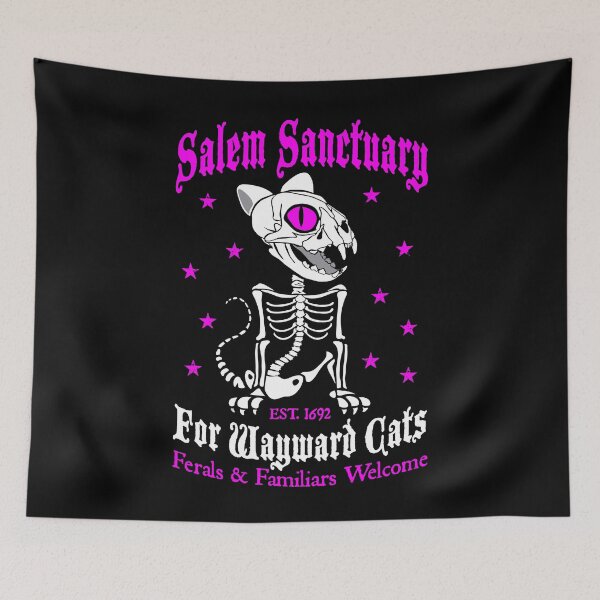 Item preview, Salem Sanctuary For Wayward Cats Ferals & Familiars Welcome designed and sold by GrandeDuc.