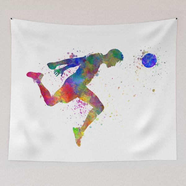Item preview, man soccer football player designed and sold by paulrommer.