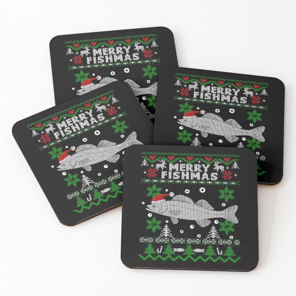 Item preview, Merry Fishmas Walleye Fisherman Gift Fishing Ugly Christmas designed and sold by ferverena4.
