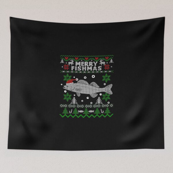 Item preview, Merry Fishmas Walleye Fisherman Gift Fishing Ugly Christmas designed and sold by ferverena4.