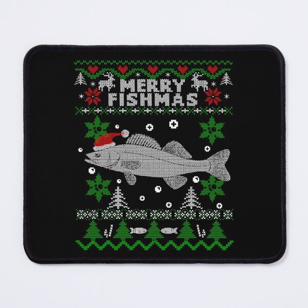 Item preview, Merry Fishmas Walleye Fisherman Gift Fishing Ugly Christmas designed and sold by ferverena4.