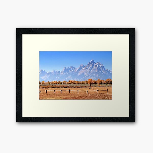 Teton Ranch Framed Art Print