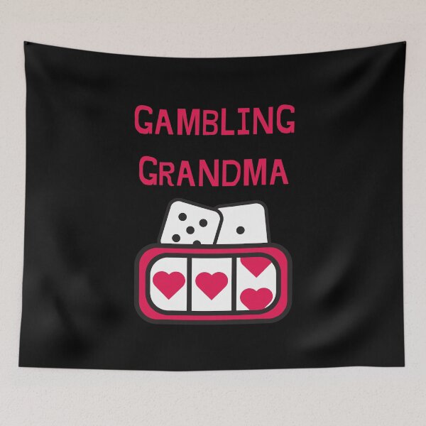Item preview, Gambling Grandma designed and sold by SloganExpress.