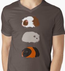Guinea Pig Trio V-Neck T-Shirt