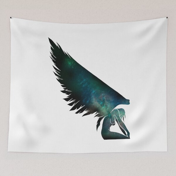 Item preview, Men Women Fallen Angel Classic Fan designed and sold by MozellParisian.