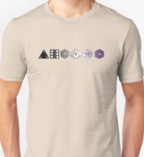 Camiseta ajustada Orgullo Asexual (Edición Poliédrica)
