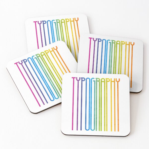 Item preview, Tall Typography (Full Spectrum) designed and sold by John Uttley.