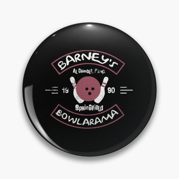 Item preview, Barneys Bowlarama with Pin Pals on Back designed and sold by drigue.
