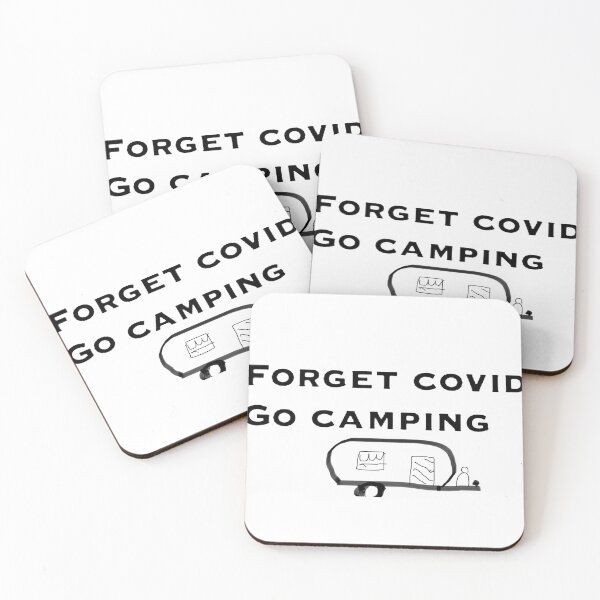 Item preview, Forget covid go camping 1 janeagainart designed and sold by Janeagainart.