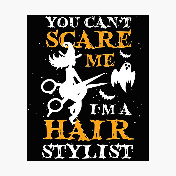Artikelvorschau, Du kannst mich nicht erschrecken, ich bin ein Friseur Shirt entworfen und verkauft von httdesign.