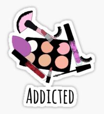 Makeup Addict Illustration Sticker