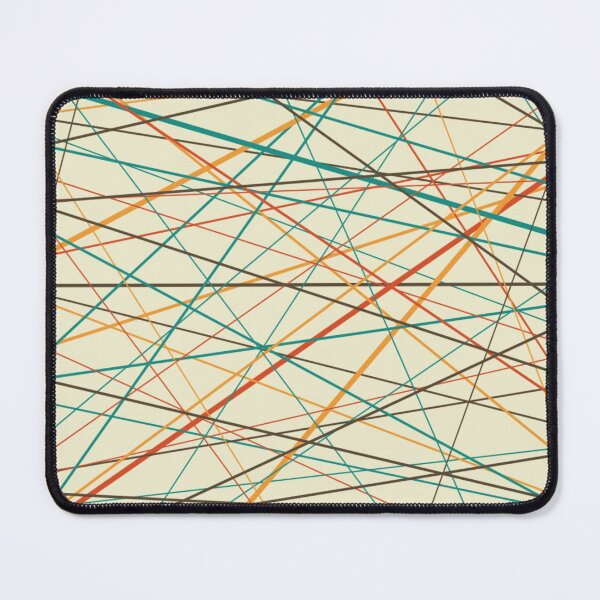 Item preview, Abstract Random Retro Lines Pattern designed and sold by S Cube Design.