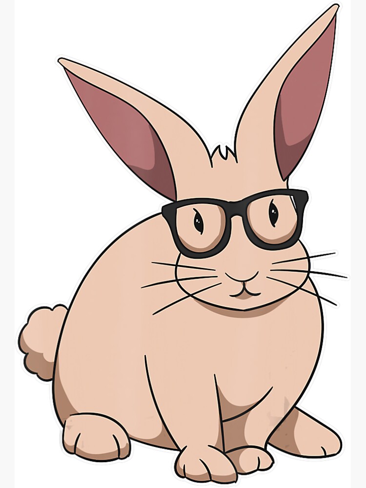 Rabbit Hipster Cute Bunnies Sunglasses Kids by TroyCrona