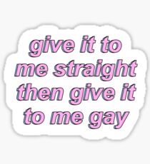 Game Grumps - Give It To Me Straight Sticker