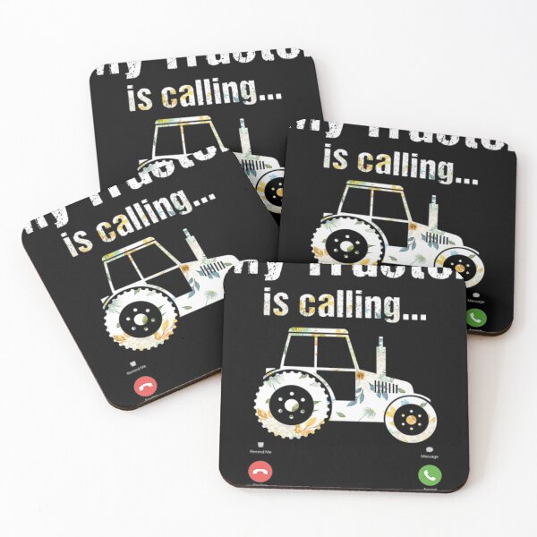 Item preview, My Tractor Is Calling and I Must Go Tractor lovers Gifts  designed and sold by fswWee65.