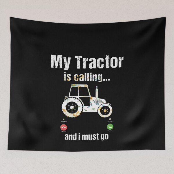 Item preview, My Tractor Is Calling and I Must Go Tractor lovers Gifts  designed and sold by fswWee65.