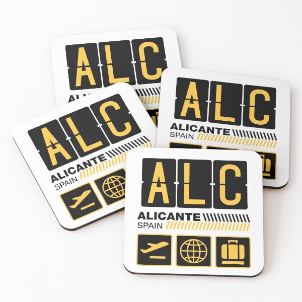 Item preview, Alicante Airport Tag, Spain Vacation Travel, ALC Airport Code, Alicante Holiday, ALC Luggage Tag, Alicante Gift Souvenir designed and sold by iconikit.
