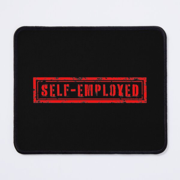 Item preview, Self Employed Stamp designed and sold by EdgyDesignForU.