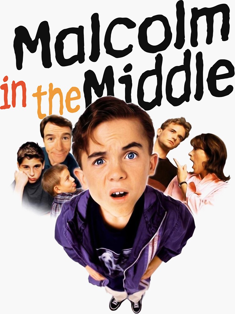 "MALCOLM IN THE MIDDLE" Sticker for Sale by cikjaomalae | Redbubble