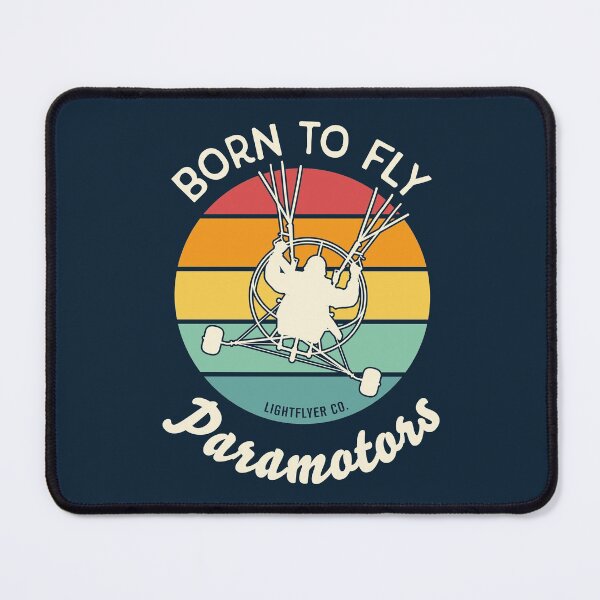 Item preview, Born To Fly Paramotors - Vintage Retro Colors designed and sold by LightflyerCo.