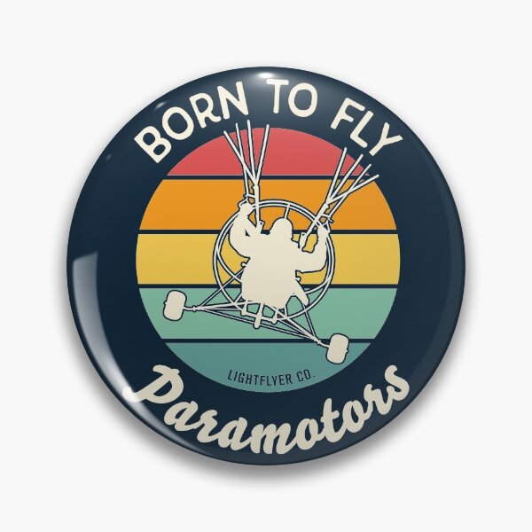 Item preview, Born To Fly Paramotors - Vintage Retro Colors designed and sold by LightflyerCo.