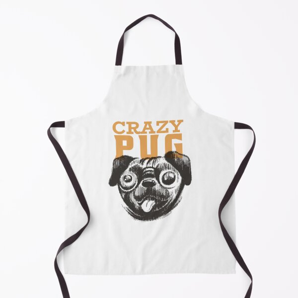 Item preview, Pug dog, crazy pug designed and sold by DerSenat.
