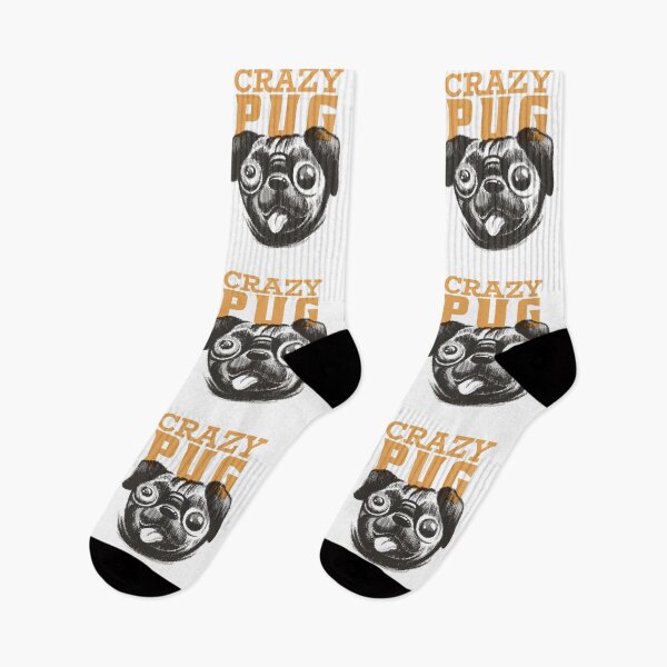 Item preview, Pug dog, crazy pug designed and sold by DerSenat.
