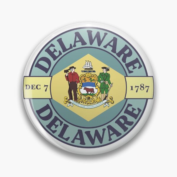 Item preview, The Delaware State Round designed and sold by ikutosaufi.