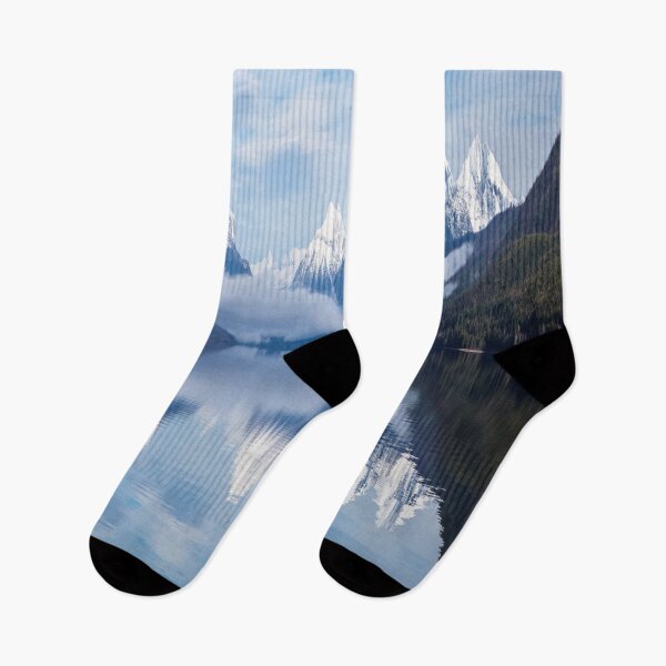 Item preview, Mirror Image Of Mountains In Water Landscape | Halloween Gift | Home Decor | Halloween Decoration | Christmas Decoration | Christmas Shopping | Christmas Decor designed and sold by dipimoda.