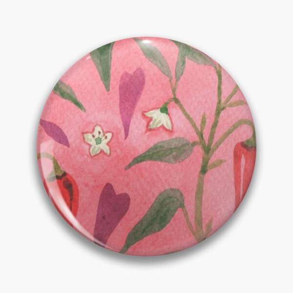Item preview, Hot Peppers In The Fields pattern watercolor design designed and sold by Hynek Šnajdr.