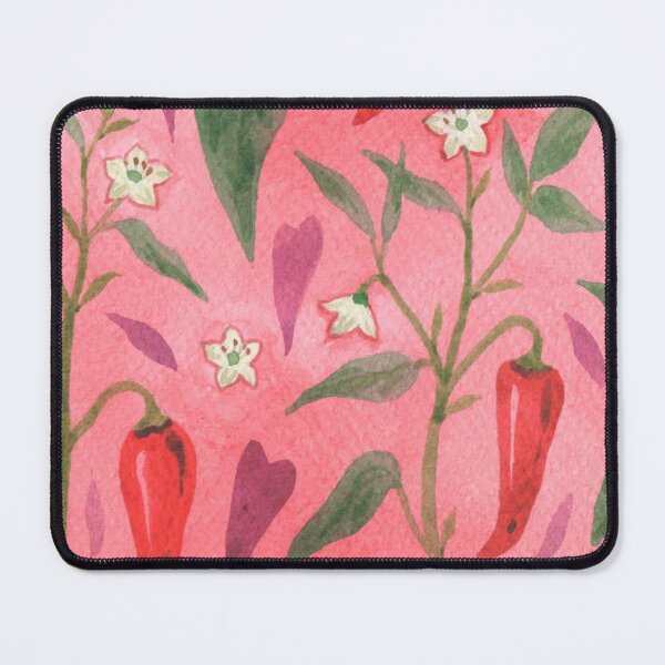 Item preview, Hot Peppers In The Fields pattern watercolor design designed and sold by Hynek Šnajdr.