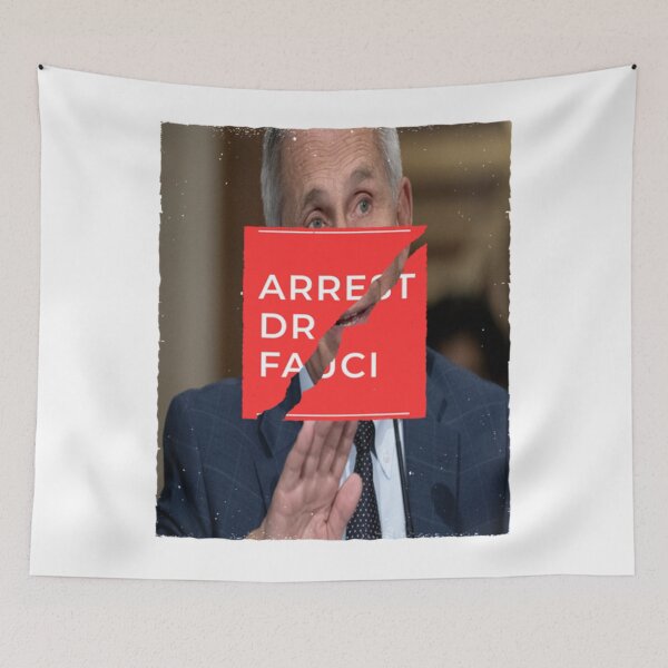 Item preview, Arrest Dr. Fauci Anti Fauci Patriotic Defund Fauci Prison Cap designed and sold by MaveriMcCrae.