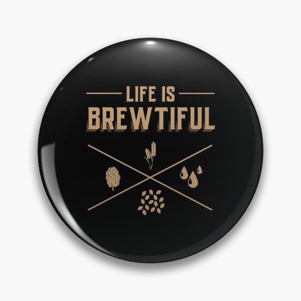 Item preview, Life Is Brewtiful Funny Beer Lover Long Sleeve T-Shirt designed and sold by telegaevel.
