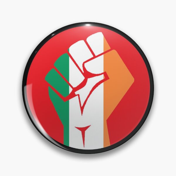 Artikelvorschau, Solidaritätsfaust mit irischer Flagge entworfen und verkauft von RevolutionInPaint.