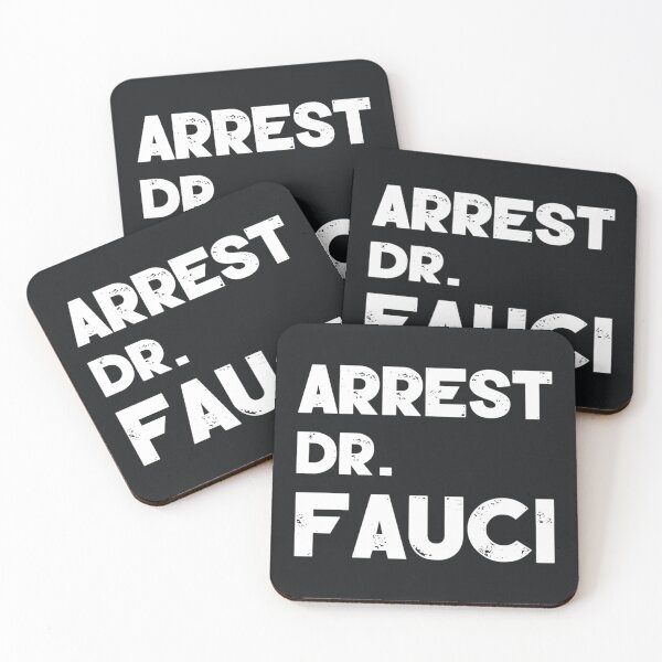 Item preview, Arrest Dr Fauci Fitted V-Neck designed and sold by MaveriMcCrae.