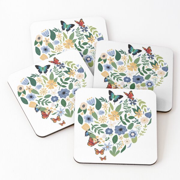 Item preview, Heart shaped plants pattern designed and sold by Echala.