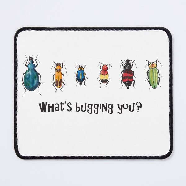 Item preview, What's bugging you - funny illustration with bugs designed and sold by kittyvdheuvel.