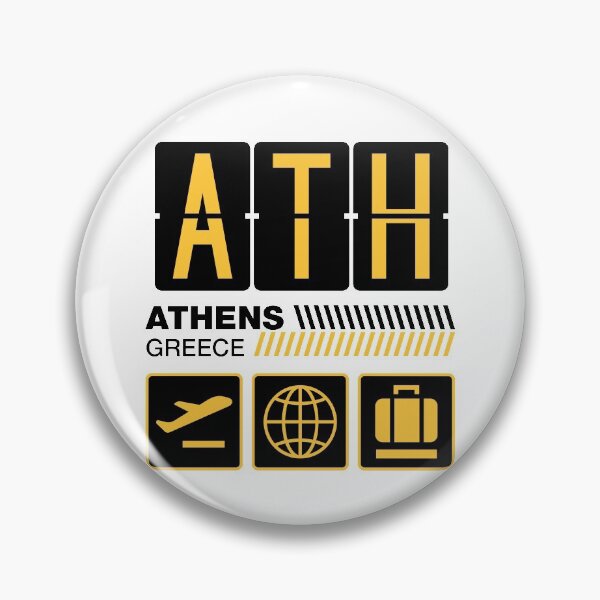 Item preview, Athens Airport Tag, Greece Vacation Travel, ATH Airport Code, Athens Holiday, ATH Luggage Tag, Athens Gift Souvenir designed and sold by iconikit.