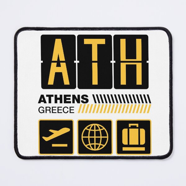 Item preview, Athens Airport Tag, Greece Vacation Travel, ATH Airport Code, Athens Holiday, ATH Luggage Tag, Athens Gift Souvenir designed and sold by iconikit.