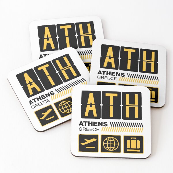 Item preview, Athens Airport Tag, Greece Vacation Travel, ATH Airport Code, Athens Holiday, ATH Luggage Tag, Athens Gift Souvenir designed and sold by iconikit.