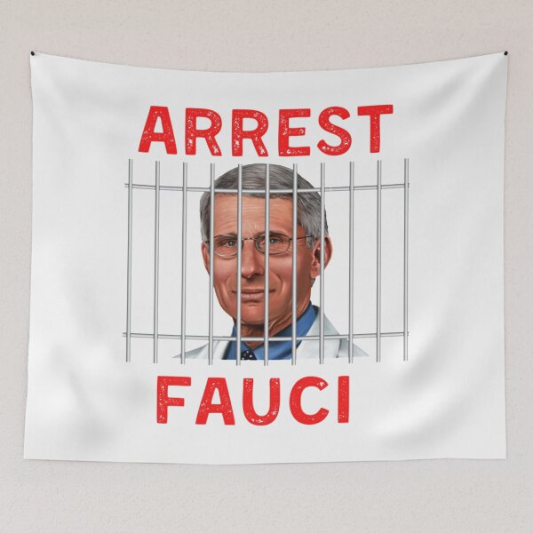 Item preview, Arrest Fauci - anti Fauci - patriotic Defund Dr designed and sold by MaveriMcCrae.