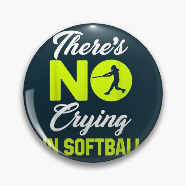 Item preview, Theres Crying Softball Funny T-Shirt designed and sold by RachelCine.