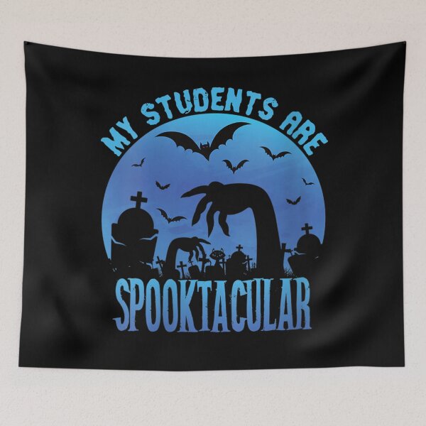 Item preview, Womens Funny My Students Are Spooktacular Teacher Halloween V-Neck  designed and sold by CuthbertShop.