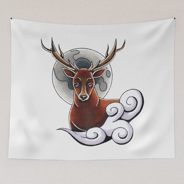 Item preview, Moonlight Stag (WB) designed and sold by MBsWorkshop.