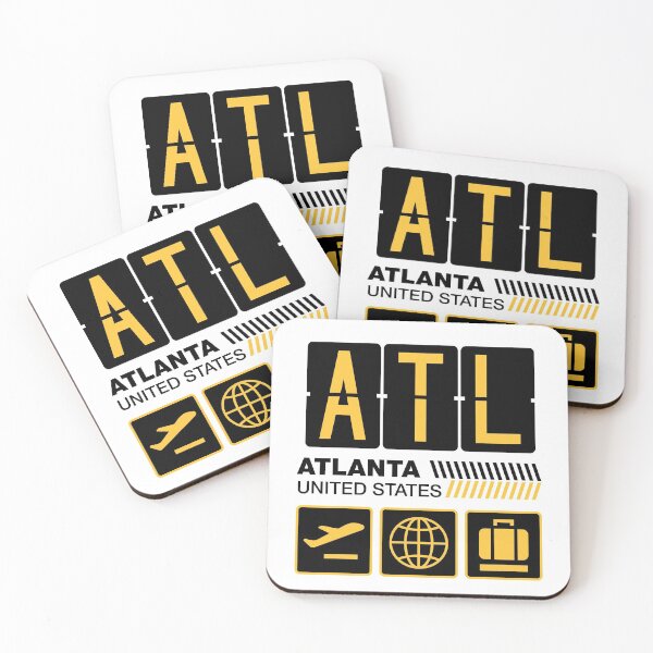 Item preview, Atlanta Airport Tag, United States Vacation, USA Travel, ATL Airport Code, Atlanta Holiday, ATL Luggage Tag, Atlanta Gift Souvenir designed and sold by iconikit.