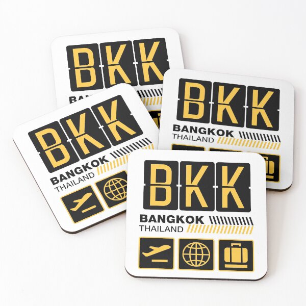 Item preview, Bangkok Airport Tag, Thailand Vacation Travel, BKK Airport Code, Bangkok Holiday, BKK Luggage Tag, Bangkok Gift Souvenir designed and sold by iconikit.