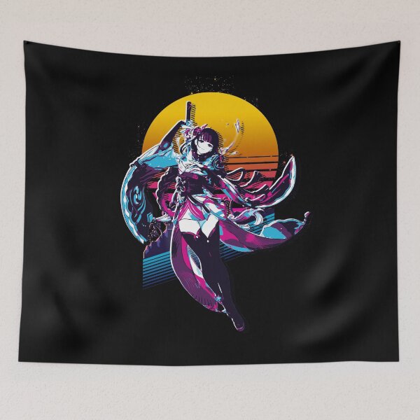 Item preview, Genshin Impact - Raiden Shogun *80s retro* designed and sold by MyRetroArt.