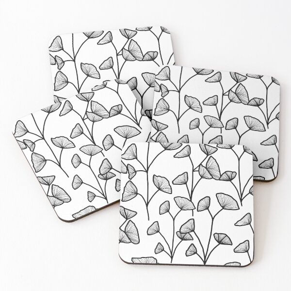 Item preview, Ginkgo biloba leaf doodle designed and sold by Camilla Fjäder.