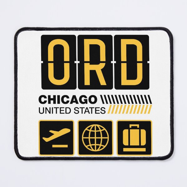 Item preview, Chicago Airport Tag, United States Vacation Travel, ORD Airport Code, Chicago Holiday, ORD Luggage Tag, Chicago Gift Souvenir designed and sold by iconikit.