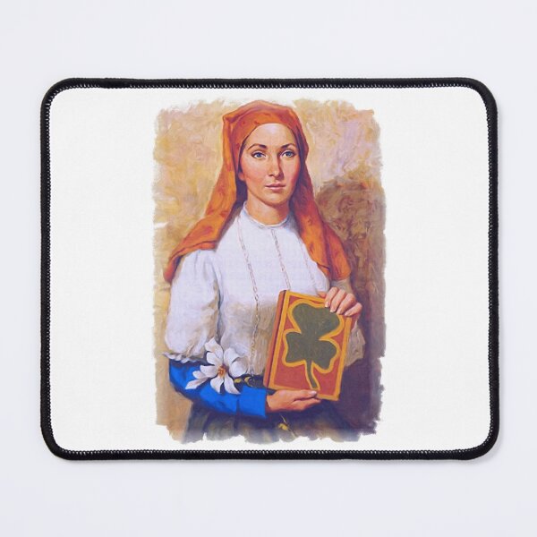 Item preview, Saint Dymphna Painting designed and sold by Beltschazar.
